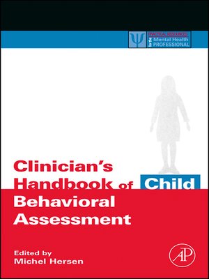 cover image of Clinician's Handbook of Child Behavioral Assessment